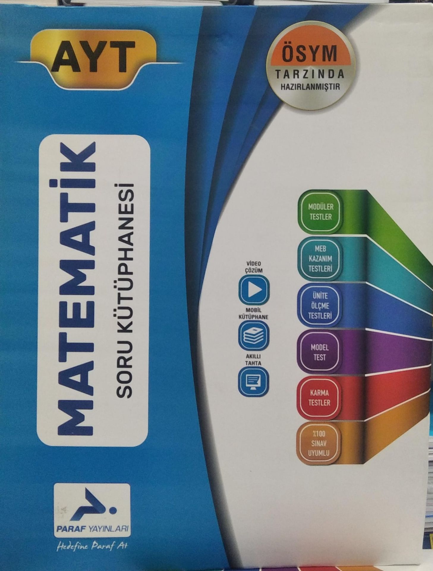 Paraf Yayınları -  Matematik AYT Soru Kütüphanesi