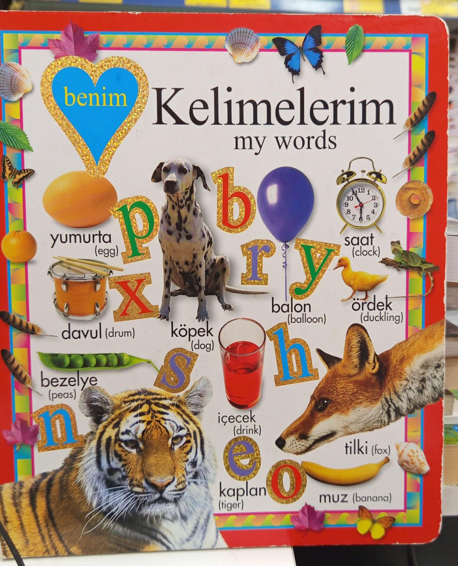 Benim Kelimelerim - my eords - Ciltli (3+) İngilizce -Türkçe Okul öncesi