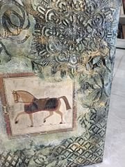 Antika Oymalı Ahşap Tablo