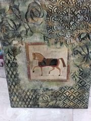 Antika Oymalı Ahşap Tablo