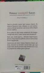 Hatasız Düşünme Sanatı (Yapmamanız Gereken 52 Düşünce Hatası) Rolf Dobelli