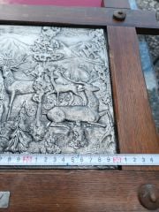 Kabartmalı Alman Avcılık Tablosu - Çerçeveli