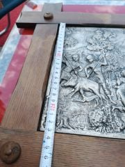 Kabartmalı Alman Avcılık Tablosu - Çerçeveli