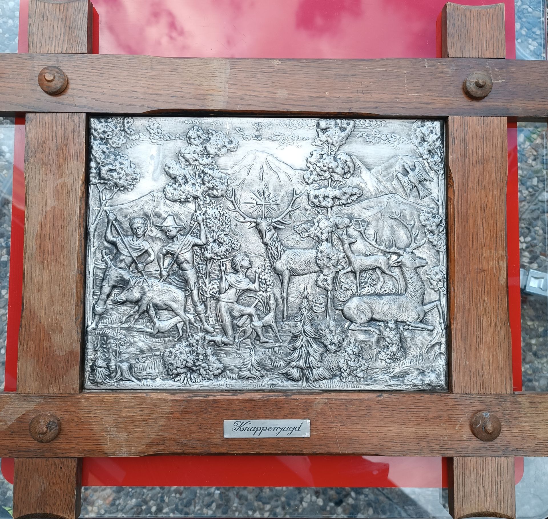 Kabartmalı Alman Avcılık Tablosu - Çerçeveli