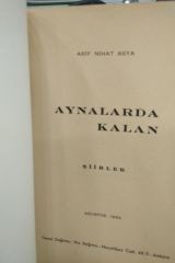 Aynalarda Kalan - Arif Nihat Asya - İmzalı