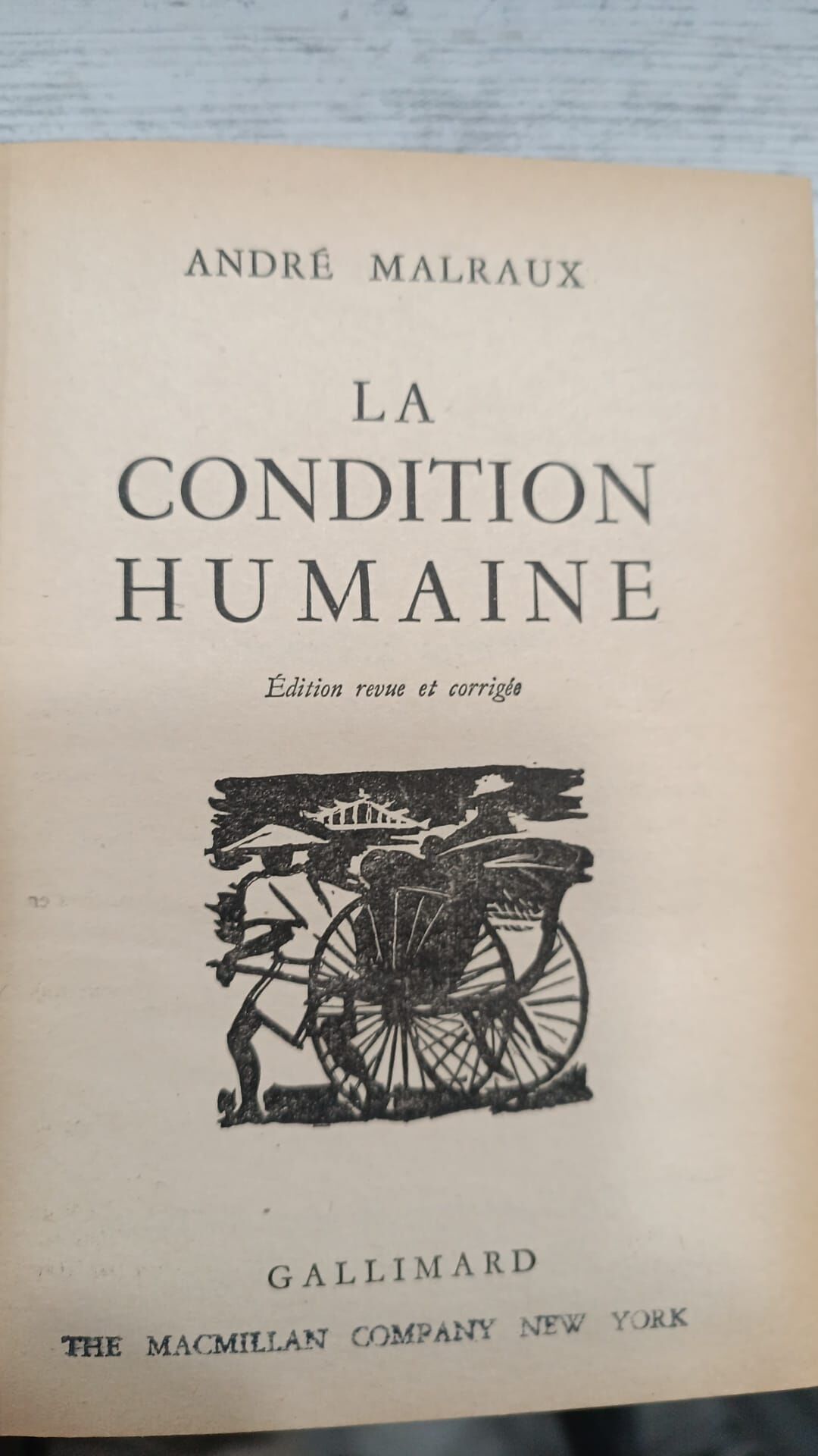 Andre Malraux - La Condition Humaine - Ciltli - 1946 Basım