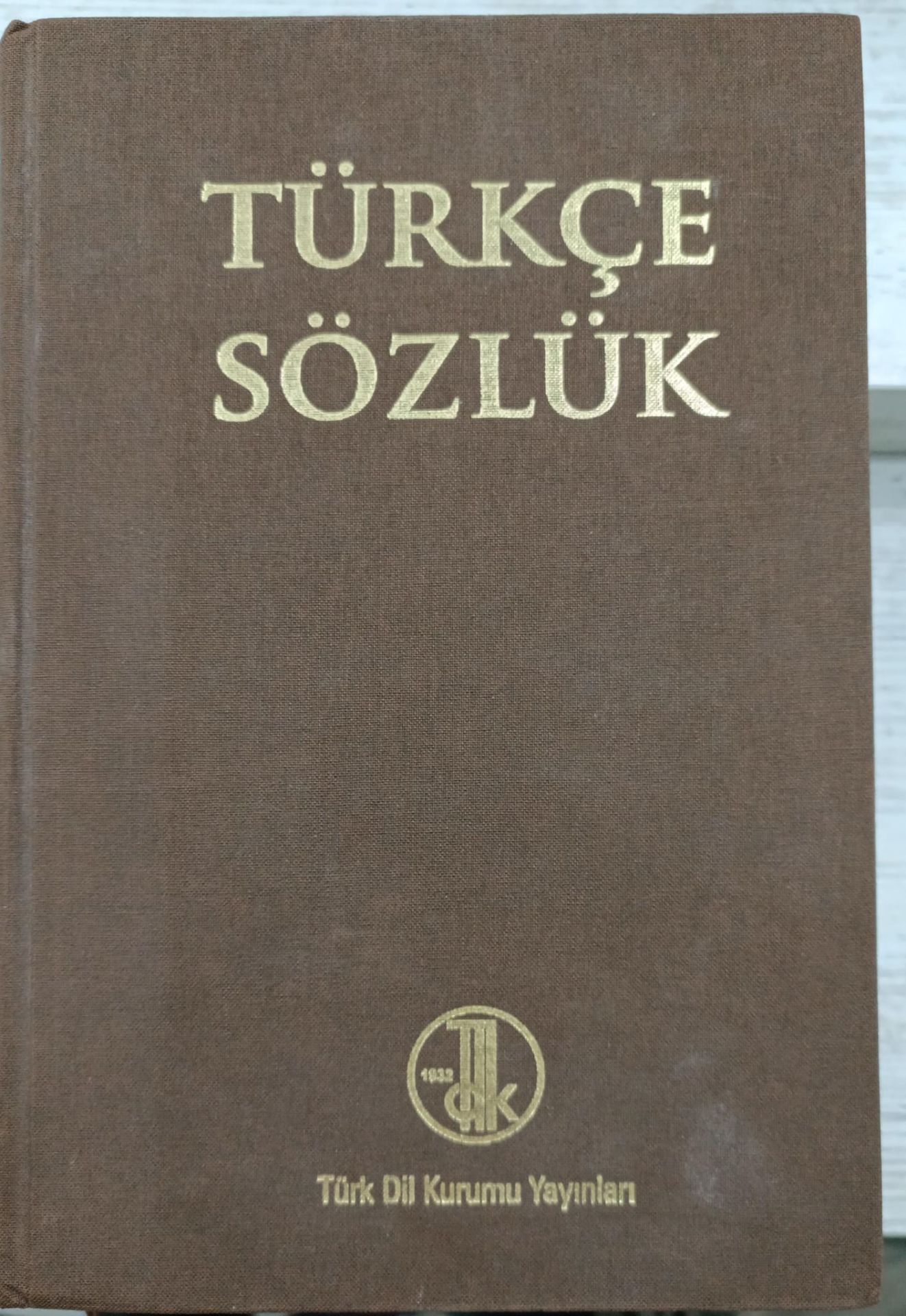 TÜRKÇE SÖZLÜK - BÜYÜK BEZ CİLT KAPAKLI