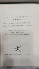 The Philosophy Of Kant (Modern Library) - Friedrick