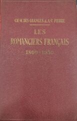 Les Romanciers Français 1800 - 1930 - CH-M Des Granges & A-V. Pierre