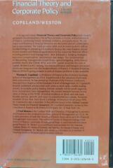 Financial Theory and Corporate Policy - Copeland - Weston