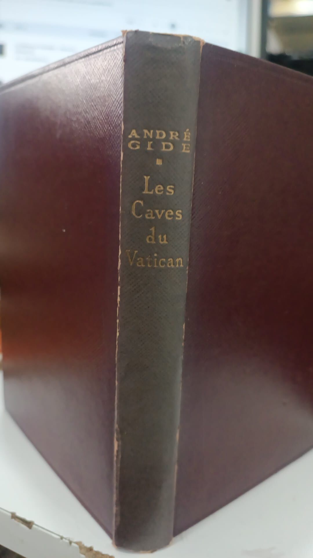 Andre Gide - Les Caves du Vatican - Sotie - 1922 Basım