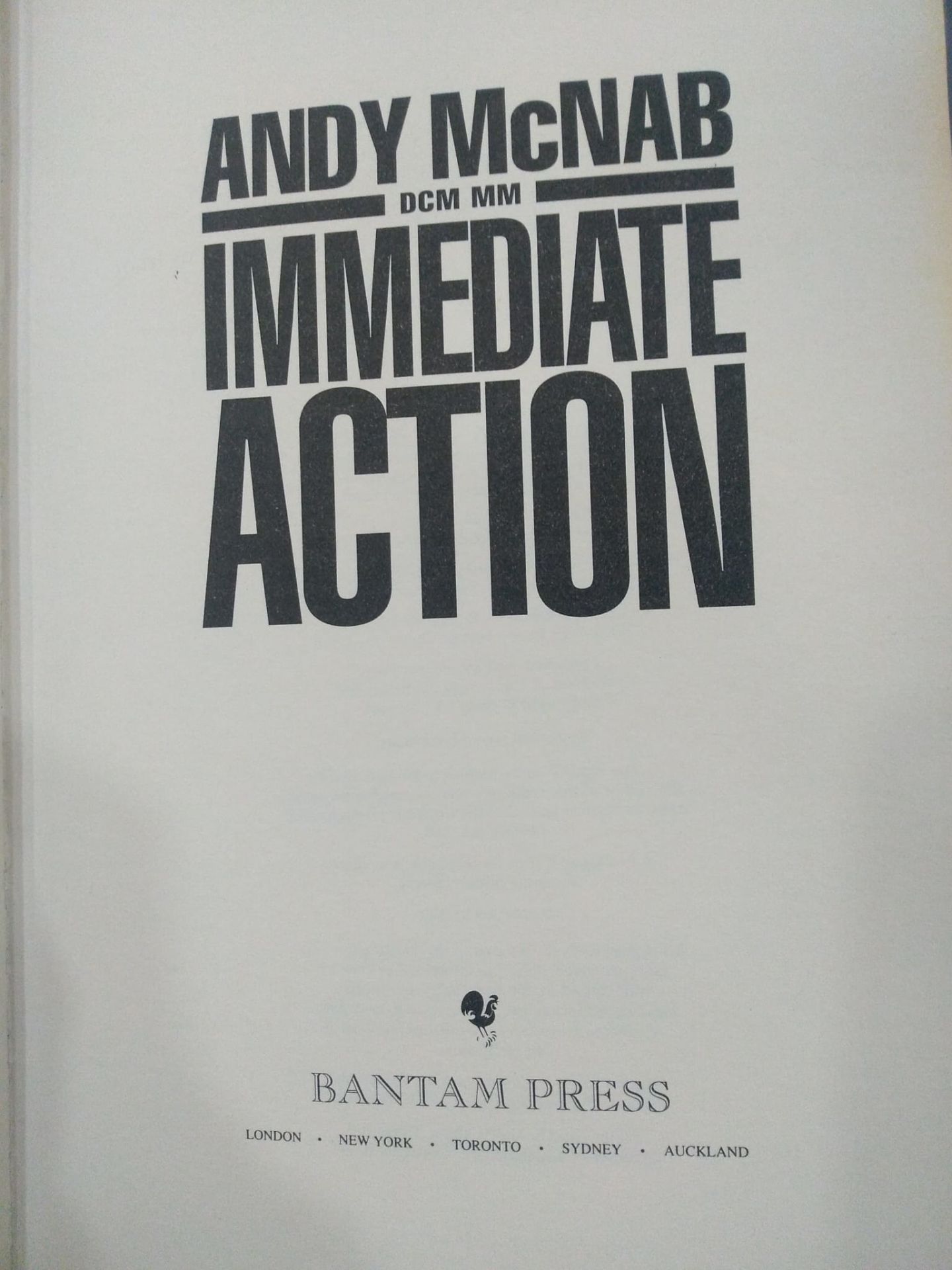 Immediate Action - Andy Mc Nab