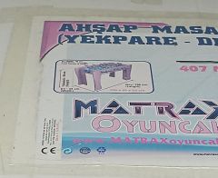 Matrax Oyuncak Ahşap Masa Maçı - Langırt