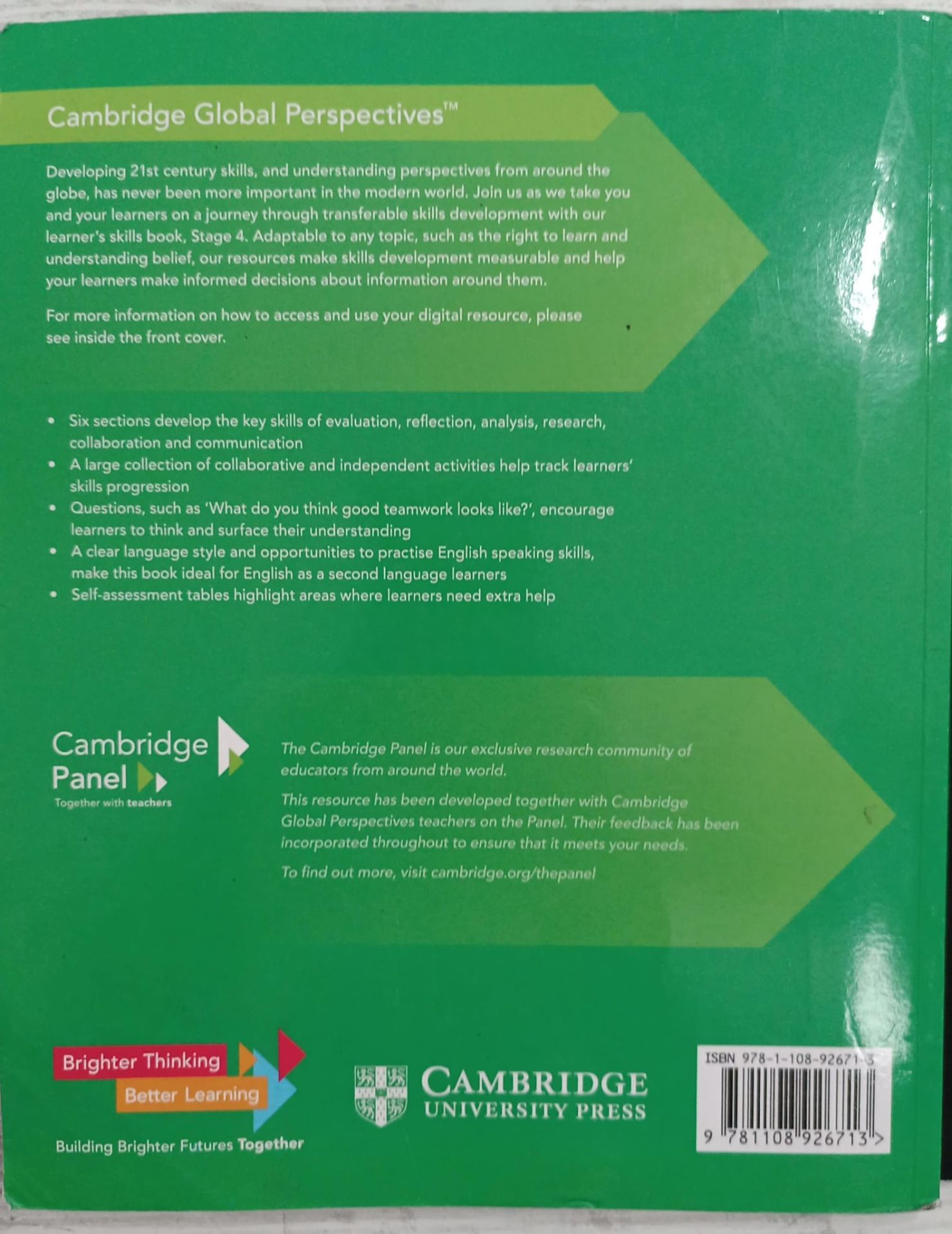 Cambridge Primary Global Perspectives - Learner's Skills Book 4 ...