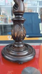 Antika El İşçiliği Ahşap Lambader - Abajur