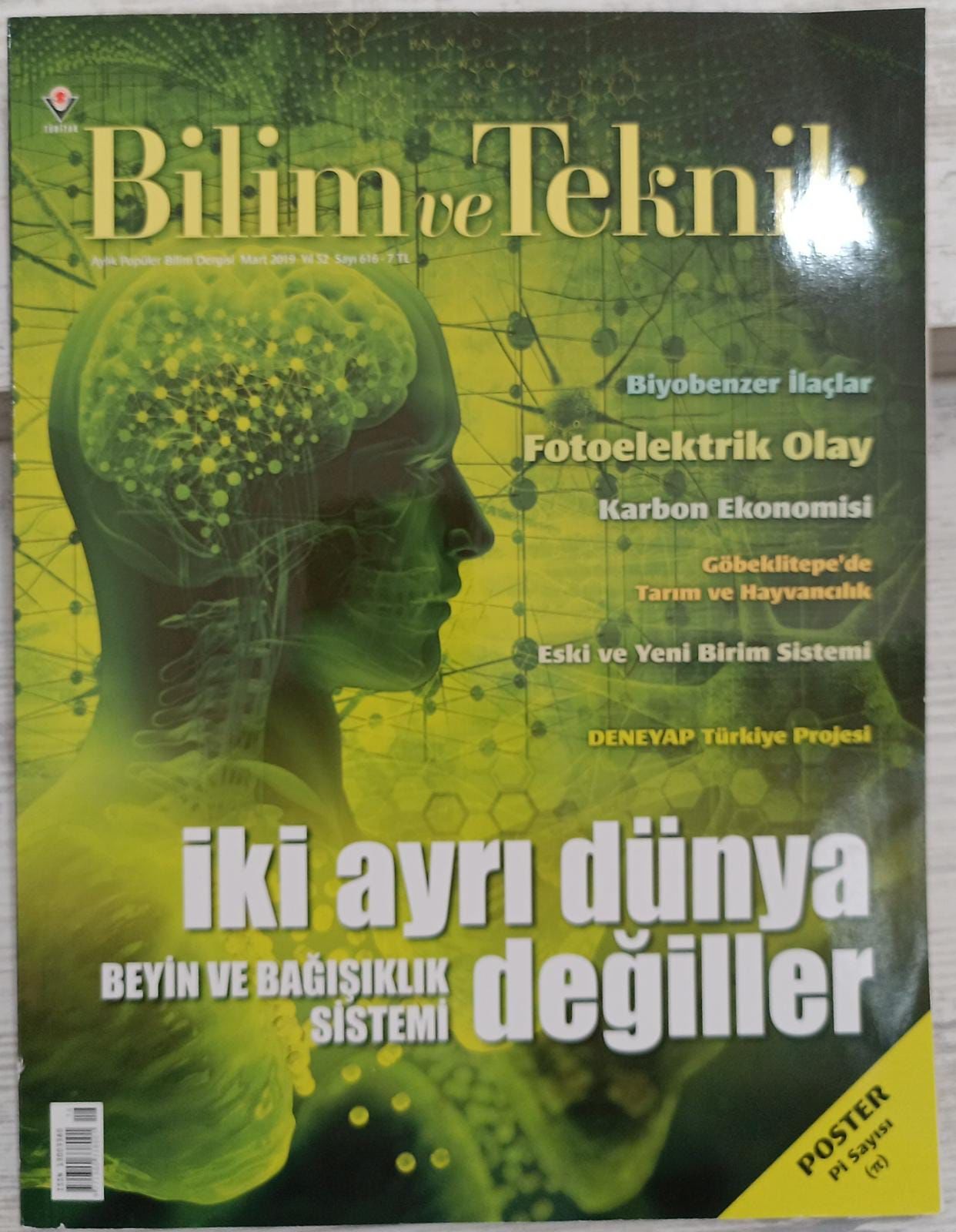 Bilim ve Teknik - Aylık Popüler Bilim Dergisi, Dosya: İki Ayrı Dünya Değiller - Beyin ve Bağışıklık Sistemi -2. El