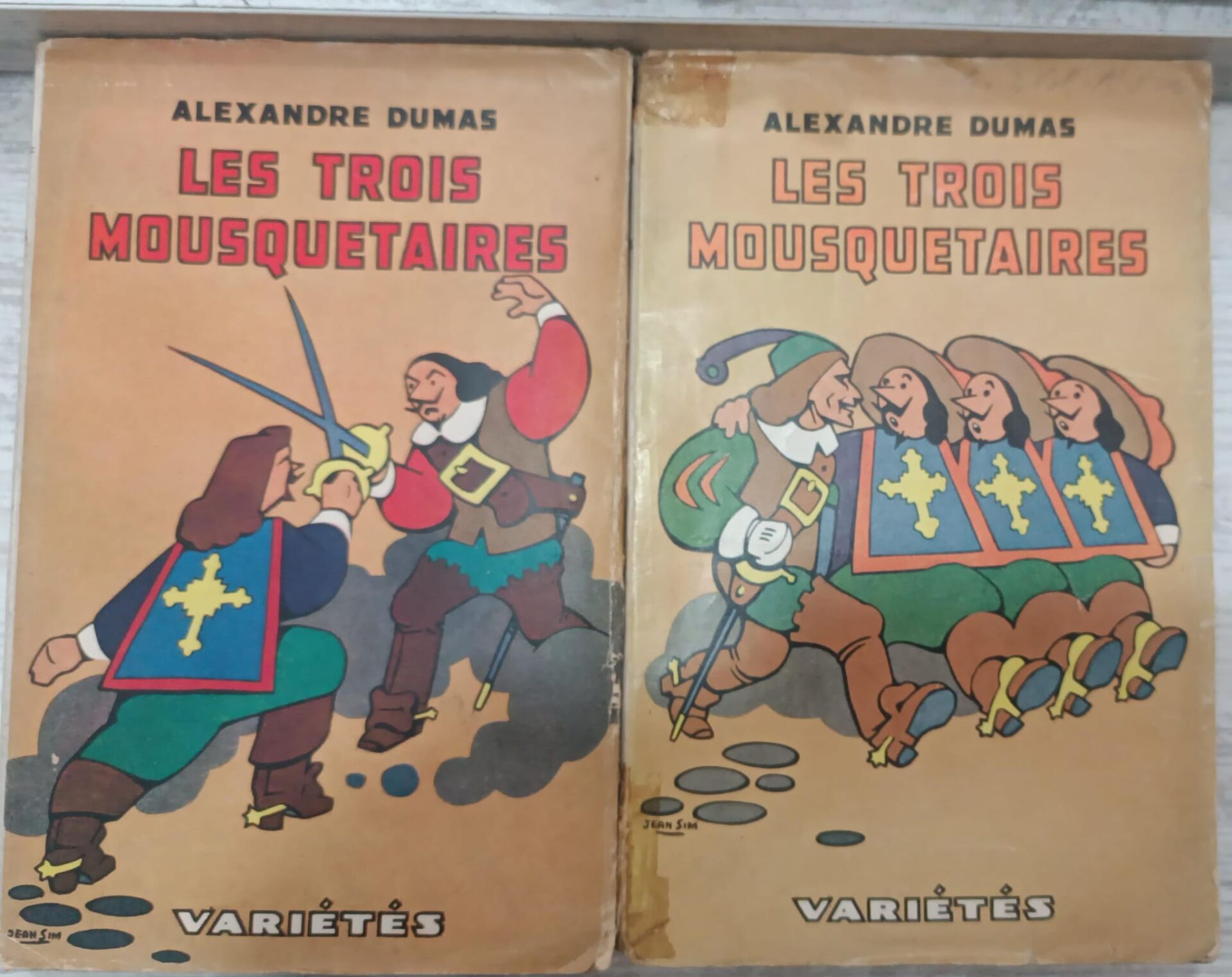 Les Trois Mousquetaires - Alexandre Dumas (edition de guerre) - 2 Cilt
