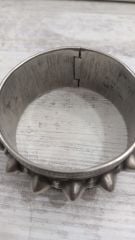 Antika  Gümüş Çivili Bileklik - Bilezik