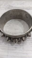 Antika  Gümüş Çivili Bileklik - Bilezik