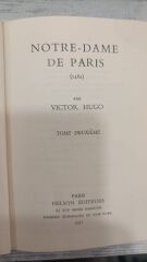 Victor Hugo - Notre Dame De Paris - 2 Cilt - 1951 - Ciltli