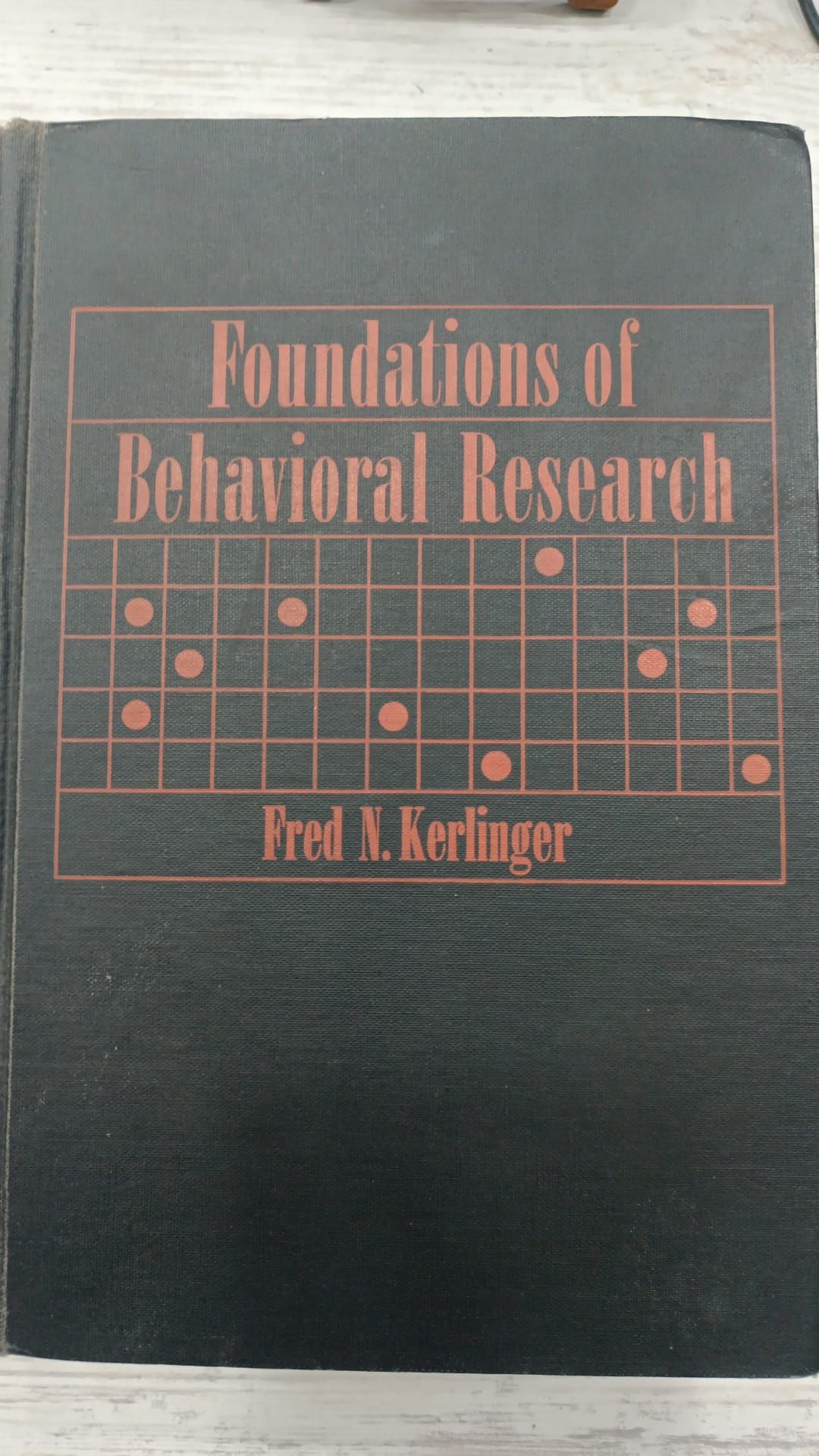 Foundations Of Behavioral Research - Fred N. Kerlinger - Ciltli