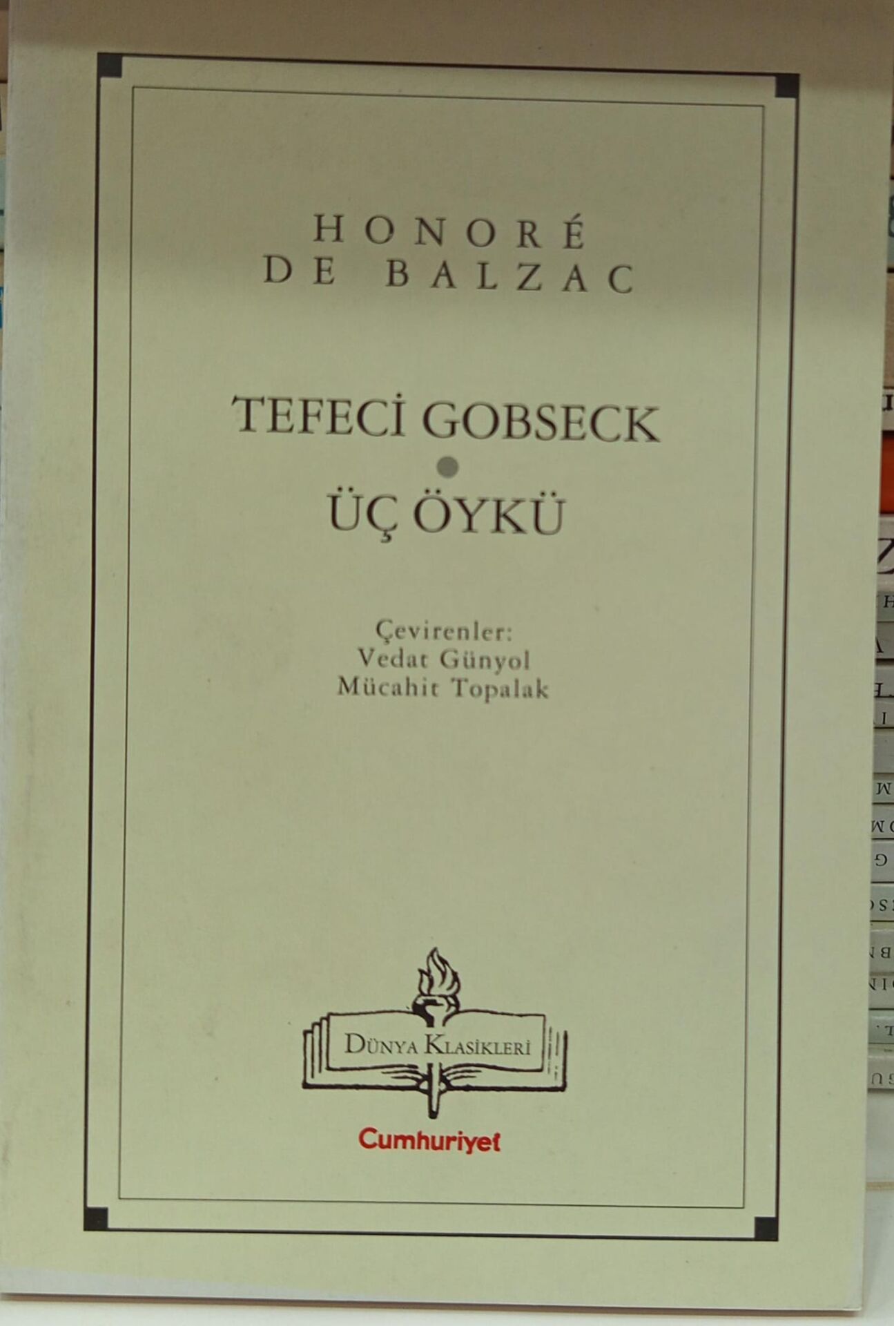 Tefeci Gobseck -  Üç Öykü / Honore De Balzac