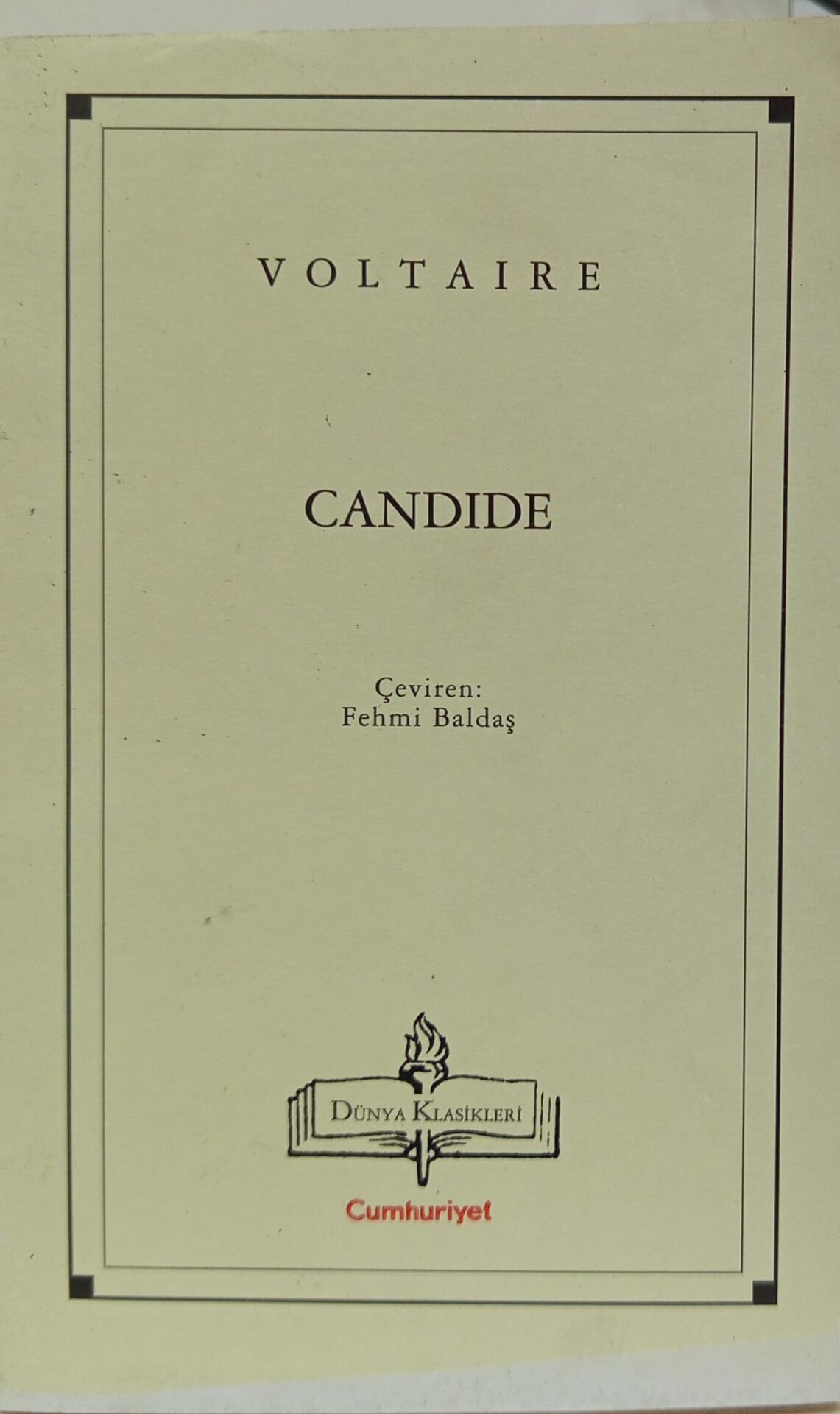 Candıde- Voltaıre