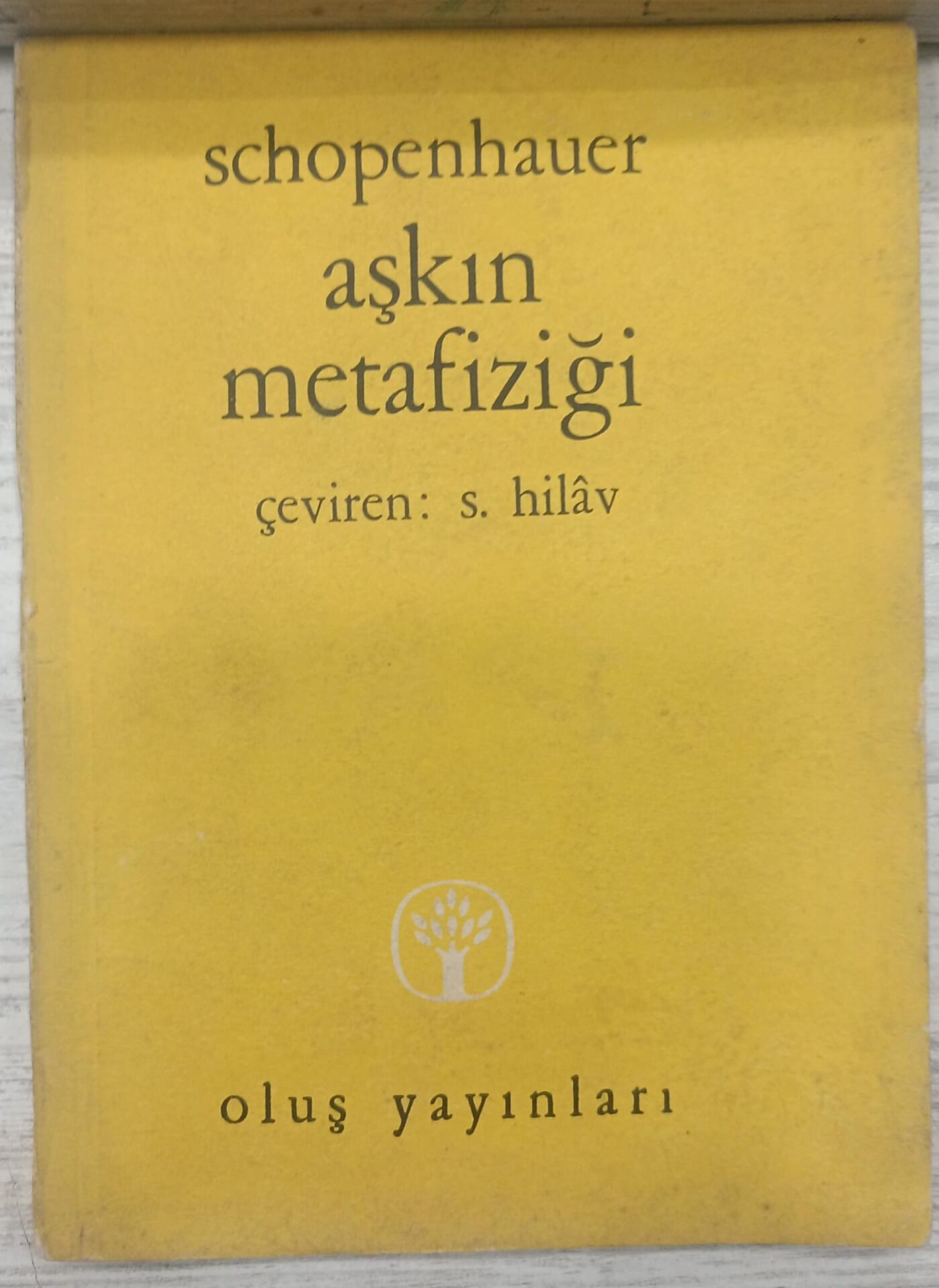 Schopenhauer - Aşkın Metafiziği