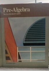 Pre - Algebra - An Accelerated Course