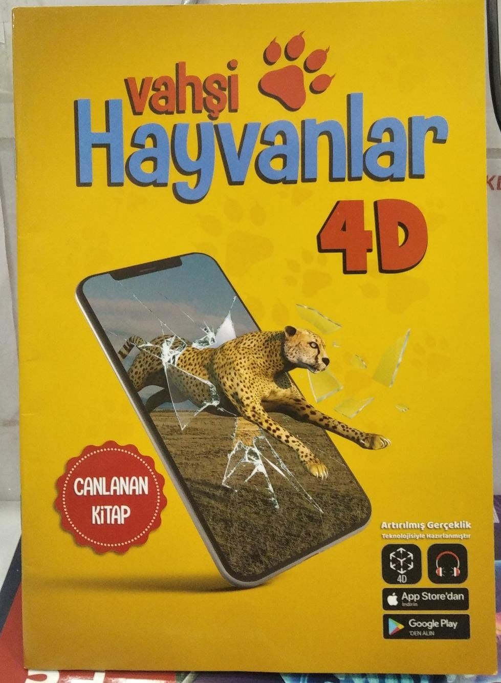 vahşi hayvanlar 4d - canlanan kitap