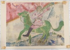 Esquisse pour le premier anniversaire de la révolution d'octobre à Vitebsk - Kartpostal