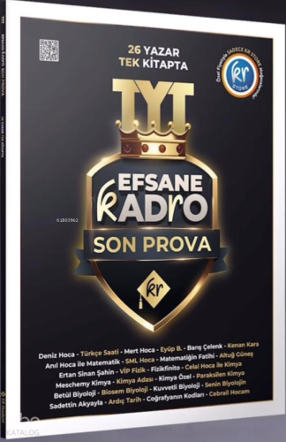 KR Akademi - TYT Efsane Kadro Son Prova