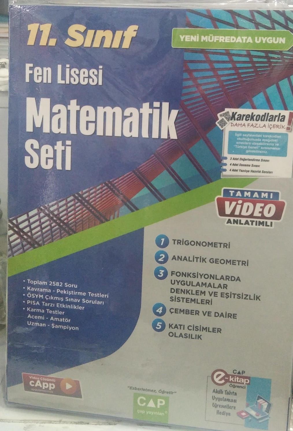 Çap Yayınları 11. Sınıf Fen Lisesi Matematik Seti