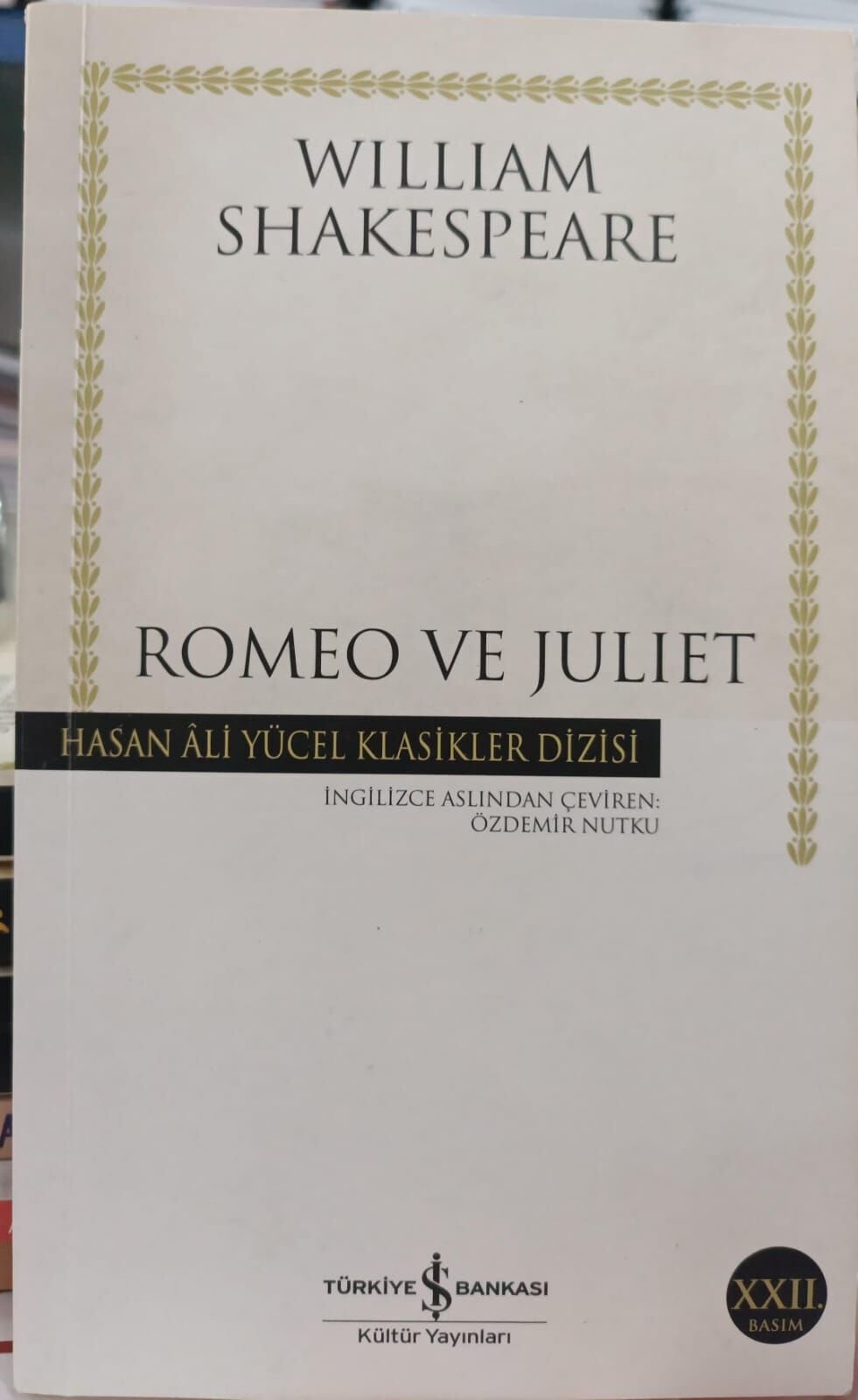 Romeo ve Juliet - Hasan Ali Yücel Klasikler Dizisi