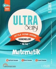 Palme 6 Sınıf Ultra Matematik Haftalık Kazanım Kavrama Denemeleri /2024