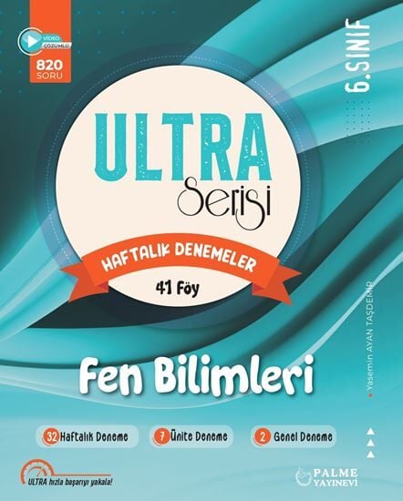 6.Sınıf Ultra Serisi Fen Bilimleri Denemeleri 42 Föy / 2024-2025