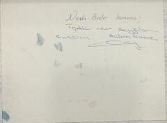 Gülseren Sönmez - İthaflı-İmzalı Resim
