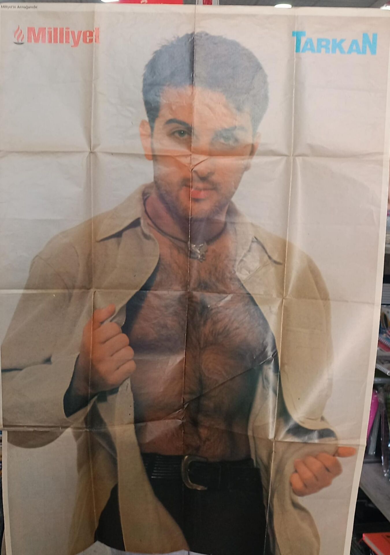Büyük Boy tarkan Posteri - Milliyet Gazetesinin Armağanı