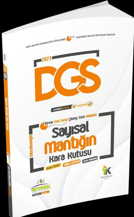 DGS SAYISAL Mantığın Kara Kutusu Konu Özetli 2023