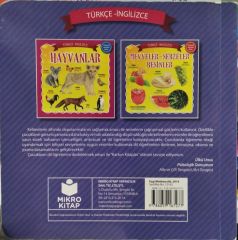Meyveler - Sebzeler - Besinler Türkçe - İngilizce / 2. EL