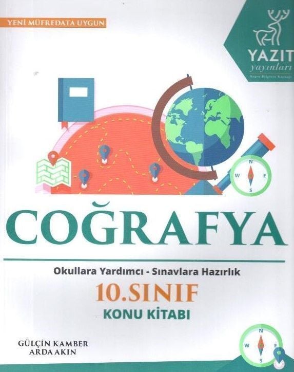 Yazıt Yayınları - 10. Sınıf Coğrafya Konu Kitabı 2024-2025