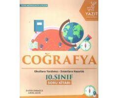 Yazıt Yayınları 10. Sınıf Coğrafya Soru Kitabı - 2024-2025