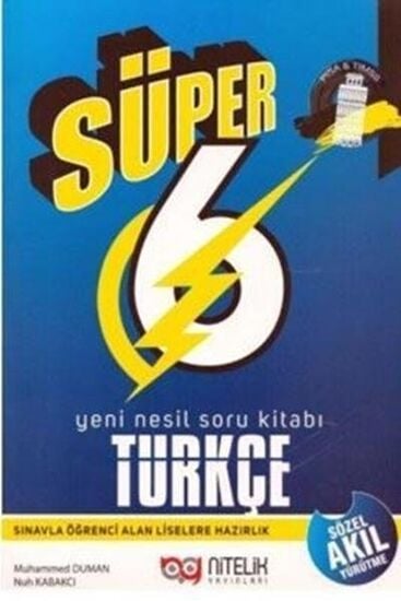 Nitelik Yayınları - 6. Sınıf Türkçe Yeni Nesil Süper Soru Bankası / 2024-2025