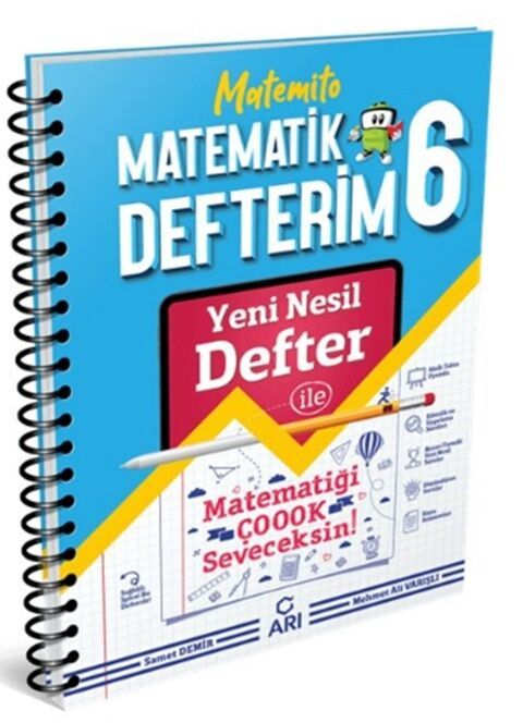 Arı Yayıncılık 6. Sınıf Matematik Akıllı Defteri / Ücretsiz Kargo