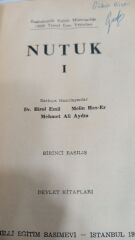 Nutuk 1.Cilt - Milli Eğitim Baımevi - İlk basım - 1973