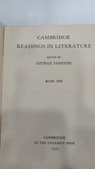 Cambridge Readings In Literature Book One - 1922 Basım