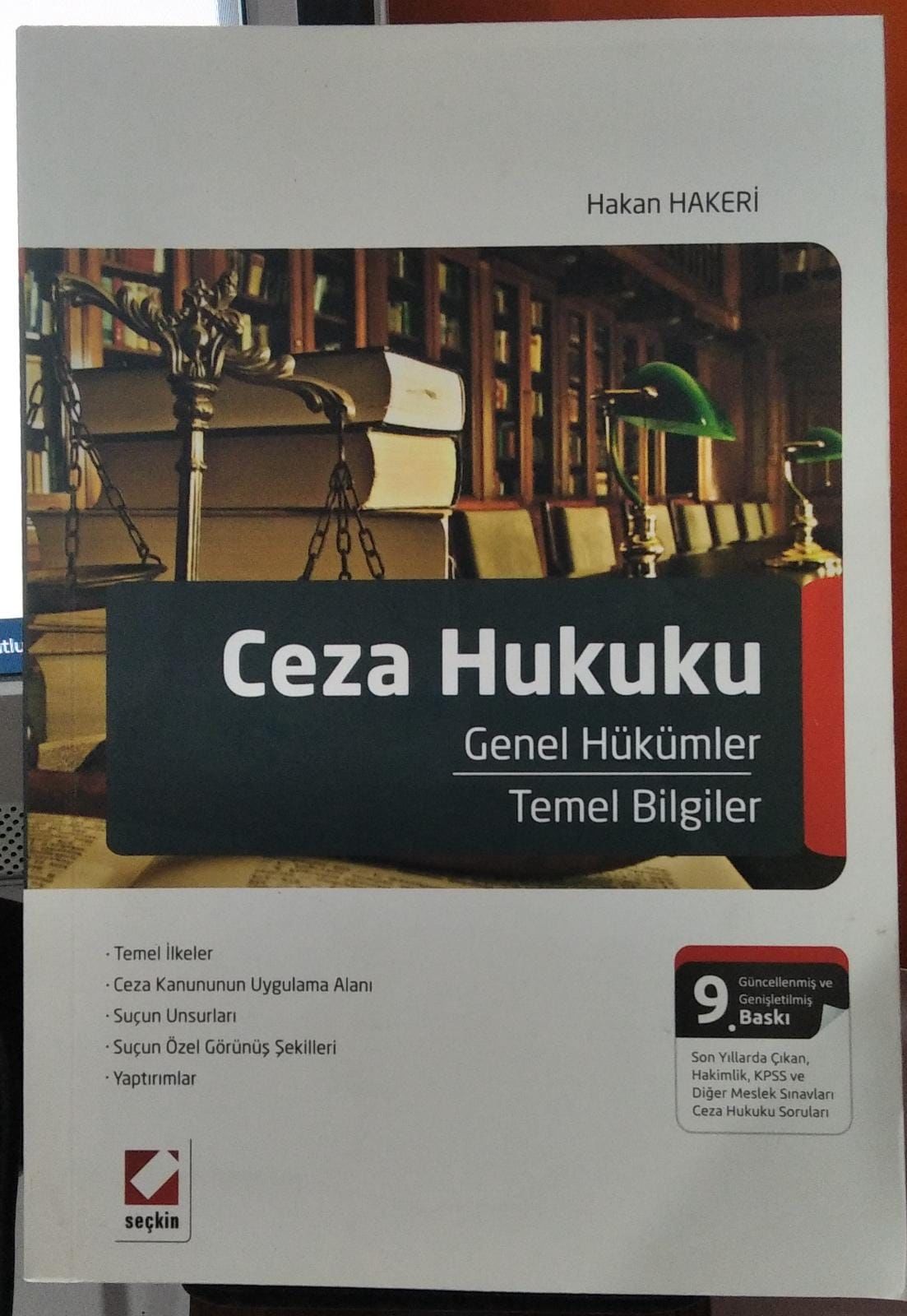Ceza Hukuku - Genel Hükümler Temel Bilgiler - 2. EL