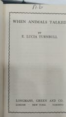 When Animals Talked - E. Lucia Turnbull