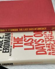 THE LAST DAYS OF AMERICA - PAUL E. ERDMAN