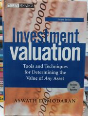 Investment Valuation - Tools and Techniques for Determining the Value of Any Asset